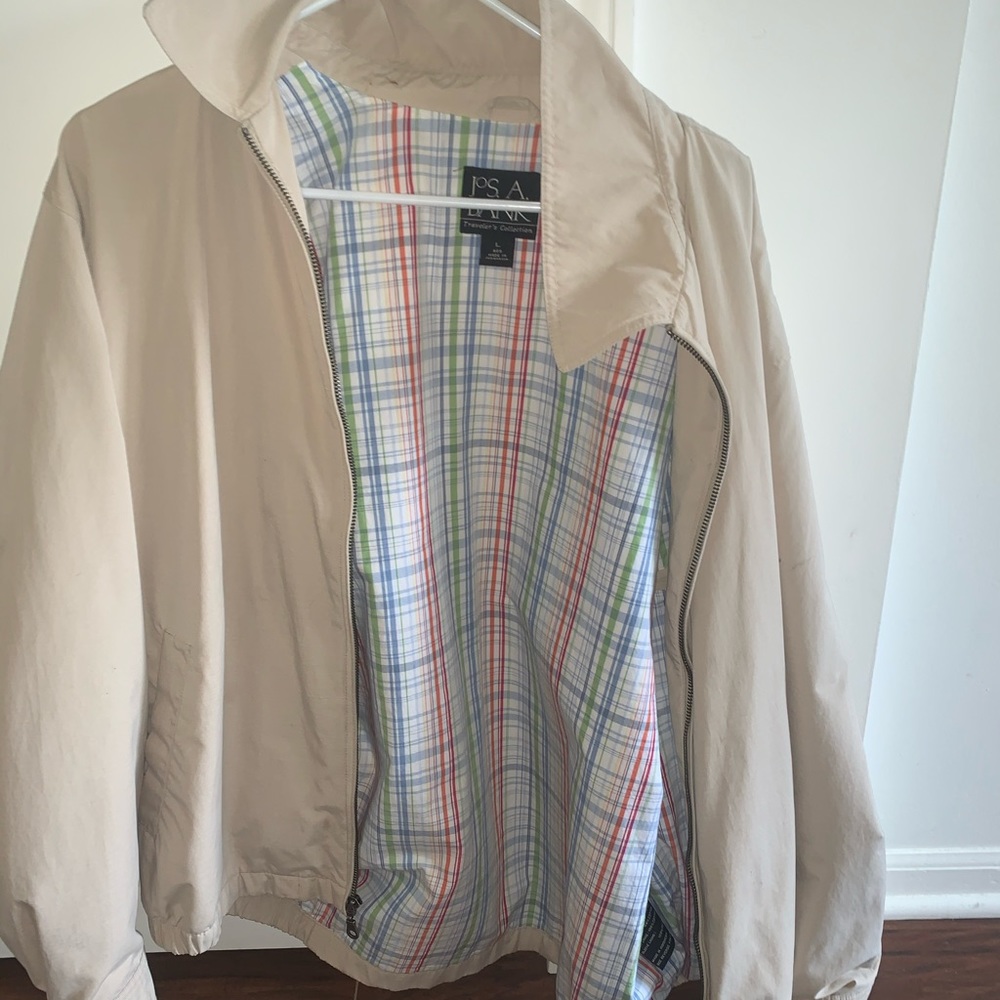 Jos A bank spring jacket.